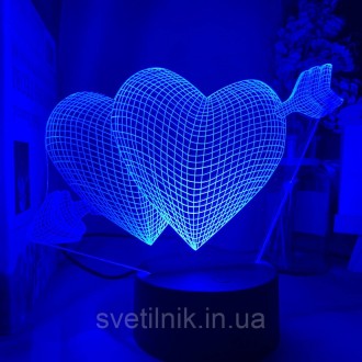 
Подарок на 14 февраля
Каждый 3D Светильник имеет 16 цветов подсветки. 
Управлен. . фото 5