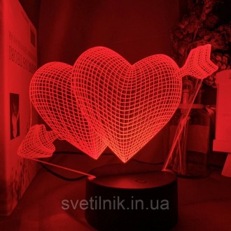 
Подарок на 14 февраля
Каждый 3D Светильник имеет 16 цветов подсветки. 
Управлен. . фото 7