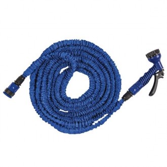Растягивающийся шланг (комплект) TRICK HOSE 15-45м – синий, пакет, WTH1545BL-TLЛ. . фото 3