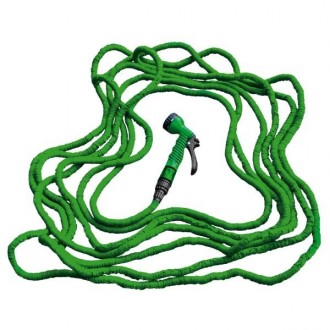 Растягивающийся шланг (комплект) TRICK HOSE 5-15м – зеленый, пакет, WTH0515GR-TL. . фото 5
