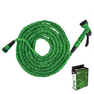 Растягивающийся шланг (комплект) TRICK HOSE 7-22м – зеленый, коробка, WTH0722GR-. . фото 2