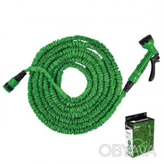 Растягивающийся шланг (комплект) TRICK HOSE 7-22м – зеленый, коробка, WTH0722GR-. . фото 1
