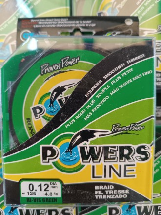 Powers Line Green - чотирижильний шнур, являє собою концепцію плетінок із 4 воло. . фото 3