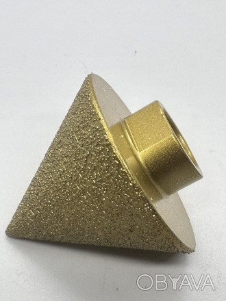 Фреза алмазная конусная 2-48мм M14 по керамике гранита для КШМ
Алмазная конусная. . фото 1