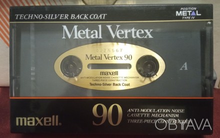 Аудиокассета Maxell Vertex 90 Рынок Японии. . фото 1