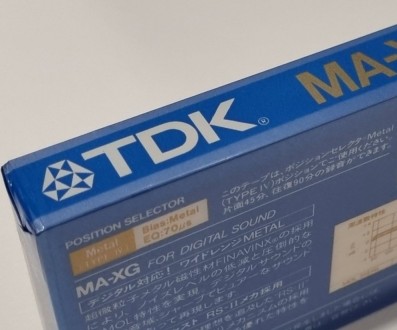 TDK MA-XG 90 Литой корпус. . фото 2