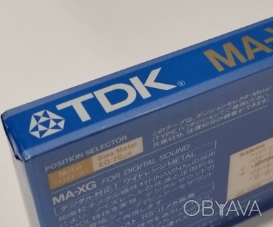 TDK MA-XG 90 Литой корпус. . фото 1