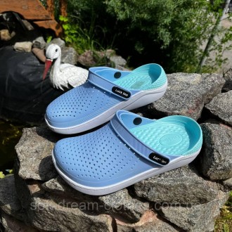 Кроксы сабо женские голубые силиконовые
 
Кроксы - это обувь с открытой пяткой, . . фото 10