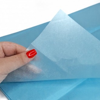 Папір тіш'ю 65 х 50 см (38 аркушів), блакитний. Київ. фото 1 Папір тіш'ю 65 х 50 см (38 аркушів), блакитний. Київ. фото 1