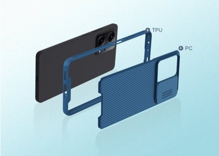  Чохол бампер Nillkin CamShield Pro Case для Xiaomi Redmi Note 12 Pro 5G / POCO . . фото 4