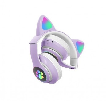  Навушники бездротові з котячими вушками ATD Cat STN-28 Bluetooth: 5.0 з мікрофо. . фото 6