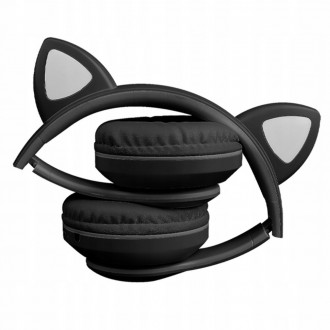 Навушники бездротові з котячими вушками ATD Cat STN-28 Bluetooth: 5.0 з мікрофо. . фото 5