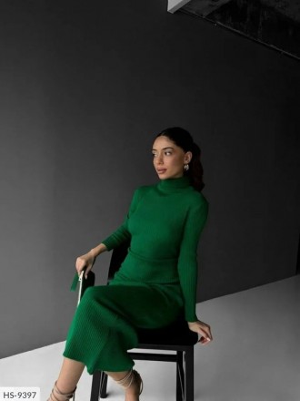 Платье HS-9396
Ткань: мустанг рубчик
Цвета: черный, графит, зеленый, бежевый, бе. . фото 2