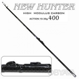 Удочка с кольцами карбон Sams Fish New Hunter SF24095 4.0 м 10-30г - изготовлена. . фото 1
