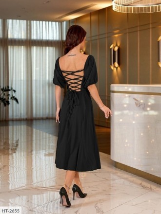 Платье HT-2664
Ткань: софт однотонный и принтованный
Стильное романтическое плат. . фото 6