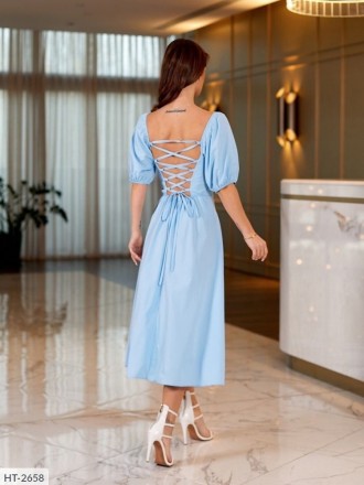 Платье HT-2664
Ткань: софт однотонный и принтованный
Стильное романтическое плат. . фото 9