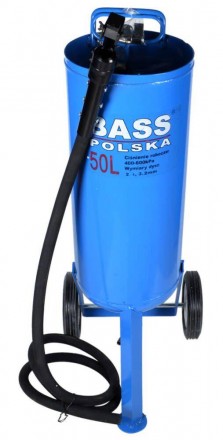 Піскострумний пристрій напірний, 50 л Bass Polska BP-4254 - Ваш надійний помічни. . фото 2