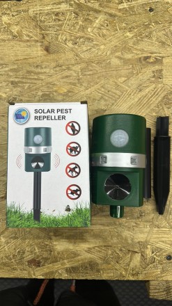 Сонячний ультразвуковий відлякувач шкідників solar pest repeller Happy Home
Ульт. . фото 6