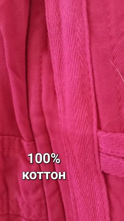 Подростковая детская Куртка Длинная пальто для Девочки ( яркая розовая) - 140, 1. . фото 5