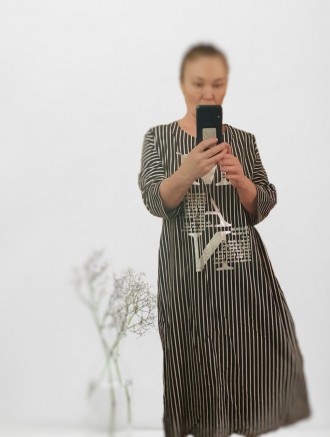 Платье туника длинная большого размера женская 58\60. Киев. фото 1 Платье туника длинная большого размера женская 58\60. Киев. фото 1