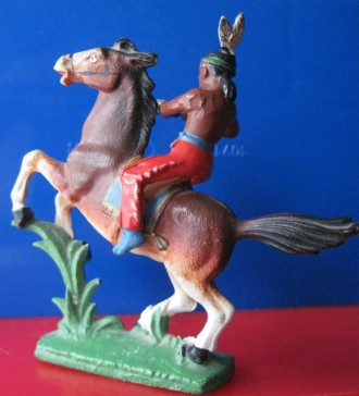 Солдатик. Индеец Магуа ГДР  СССР и конь Байер. . фото 5