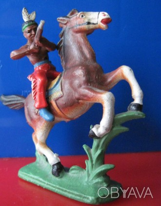 Солдатик. Индеец Магуа ГДР  СССР и конь Байер. . фото 1