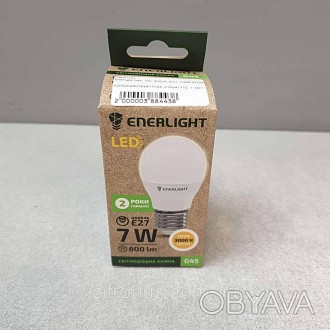 Enerlight G45, 7W, 3000K, E27, G45E277SMDWFR
Внимание! Комиссионный товар. Уточн. . фото 1