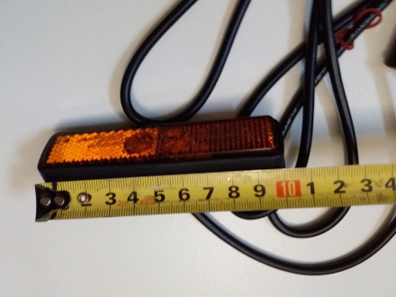 Контурно-габаритный фонарь боковой ERMAX LED 12V-24V з кабелем 1.5м -250гр. Пере. . фото 6