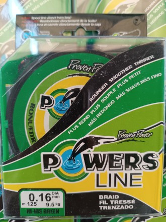 Power Line Green - чотирижильний шнур, являє собою концепцію плетінок із 4 волок. . фото 7