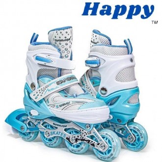 Детские роликовые коньки Happy Tiffany Тиффани (размер 34-37)
Набор для новичков. . фото 6