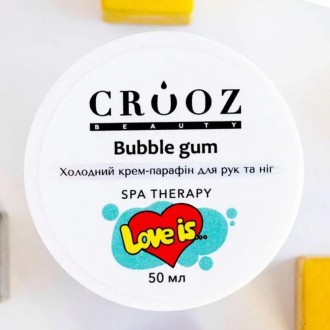 Крем-парафин холодный для рук и ног Crooz Bubble gum 50 мл. Киев. фото 1