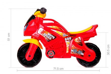 Іграшка "Мотоцикл Технок" арт. 5118. . фото 5