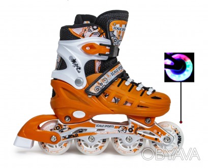 Ролики Scale Sports. Orange LF 905, размер 38-41.. . фото 1