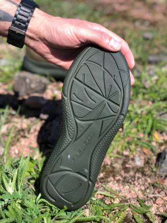 Кросівки військові тактичні жіночі чоловічі літні, весна-літо оливкові з натурал. . фото 4