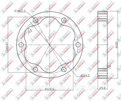 Запчасть Poclain MS MSE series: Статор MS02 MSE02 ID=148.87 Aftermarket. . фото 4