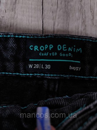 Женские серые джинсы Cropp Denim. Талия завышенная, прямые, пять карманов, засте. . фото 9