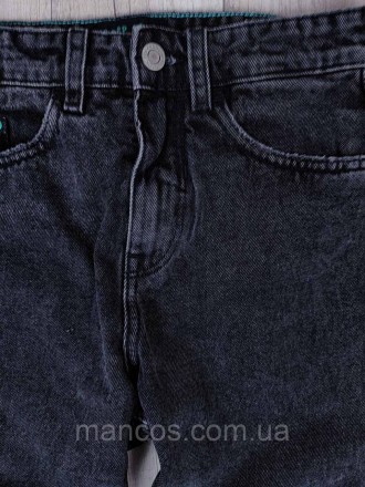 Женские серые джинсы Cropp Denim. Талия завышенная, прямые, пять карманов, засте. . фото 3