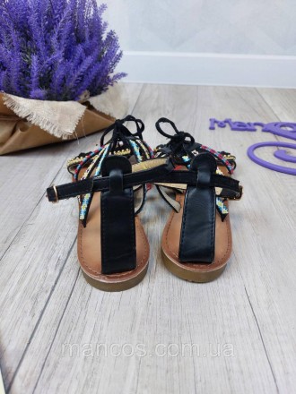 Женские сандалии Sergio todzi в стиле хиппи на плоской подошве. Выполнены из кож. . фото 6