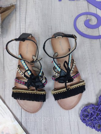 Женские сандалии Sergio todzi в стиле хиппи на плоской подошве. Выполнены из кож. . фото 4