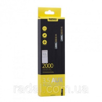 Аудіо-кабель Remax RM-L200 AUX призначений для підключення смартфона, планшета, . . фото 3