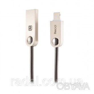 Recci Vajra RCL-C100 - надійний кабель у міцній оплетці з функцією швидкого заря. . фото 1