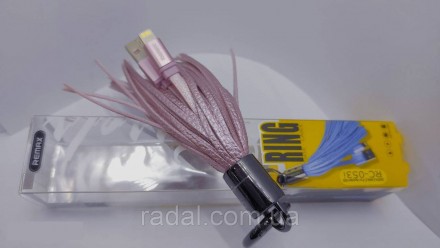 Lightning кабель Remax RC-053i Tassel Ring. Завдяки компактним розмірам кабель м. . фото 4