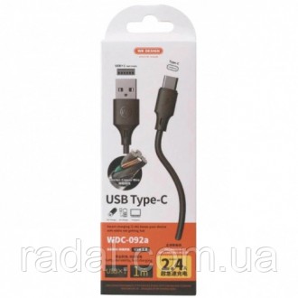 Type-C-USB кабель WK WDC-092a призначений для заряджання різних пристроїв з роз'. . фото 3