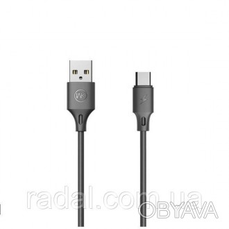 Type-C-USB кабель WK WDC-092a призначений для заряджання різних пристроїв з роз'. . фото 1