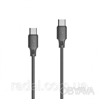 USB-кабель WK WDC-106a 3А USB Type-C - Type-C Cable відноситься до категорії зар. . фото 1