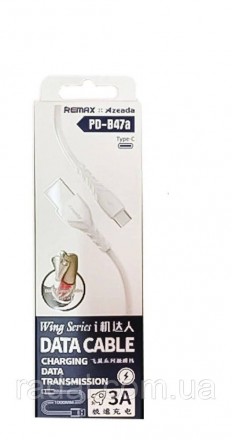 Кабель Proda PD-B47a Wing - круглий USB-кабель призначений для передачі даних та. . фото 3