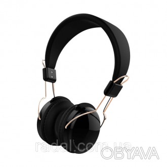 Навушники накладні, безпровідні з мікрофоном Bluetooth Recci REH-B01 Angel,чорні. . фото 1