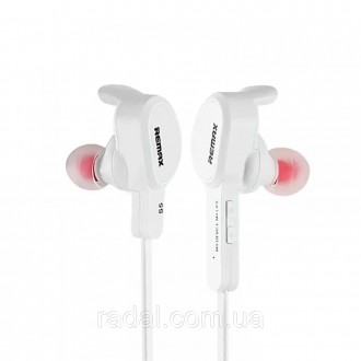 Навушники вакуумні безпровідні з мікрофоном Bluetooth Remax RB-S5, білі. . фото 2