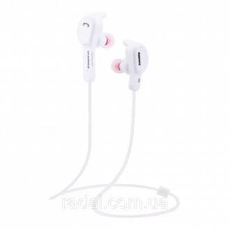 Навушники вакуумні безпровідні з мікрофоном Bluetooth Remax RB-S5, білі. . фото 3