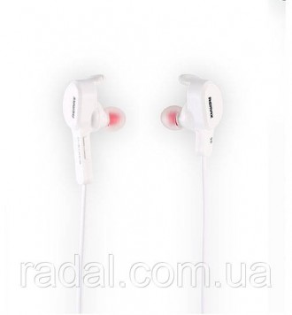 Навушники вакуумні безпровідні з мікрофоном Bluetooth Remax RB-S5, білі. . фото 4